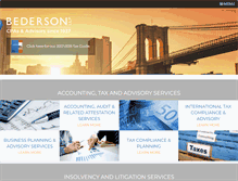 Tablet Screenshot of bederson.com