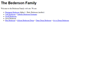 Tablet Screenshot of bederson.org